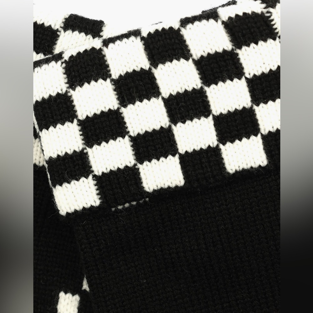 🌀KATE SPADE NEW YORK TAXI CHECKERBOARD GRAPHIC MITTENS - NWT - Picture 5 of 5